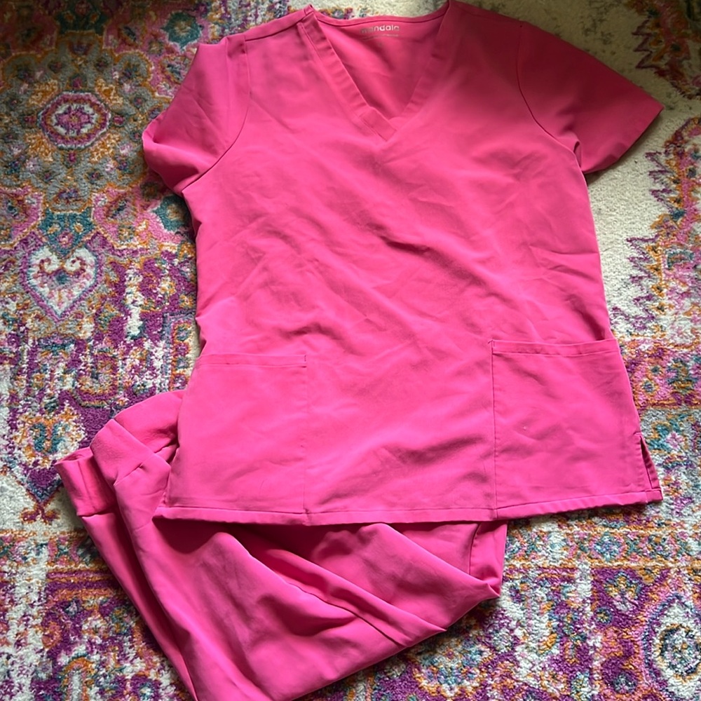 Pink Mandala scrubs